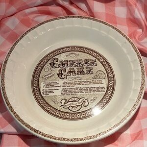 Vintage Royal China “Country Harvest” by Jeannette Recipe Pie Plate, 70’s/80’s